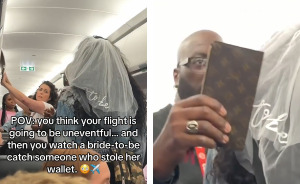 Bride-To-Be Praised For Confronting Woman Mid-Flight After Wallet Goes Missing, Getting Her Kicked Off Plane