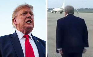 Donald Trump Body Double Conspiracy Theory Gains Ground After People Spot Detail In Background Of Interview