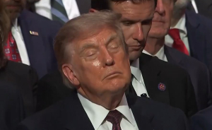 Trump's Most Chaotic Moments From Lindsey Graham's Funeral As He Appears To Fall Asleep After Mocking Senator