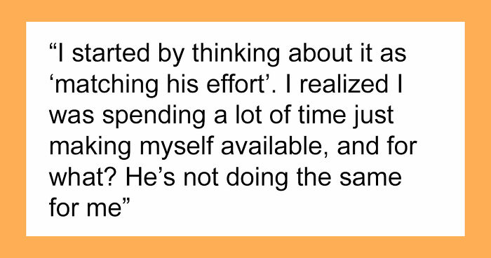 “Decided To ‘Decenter’ My Husband A Couple Of Years Ago And Here’s How It’s Going”