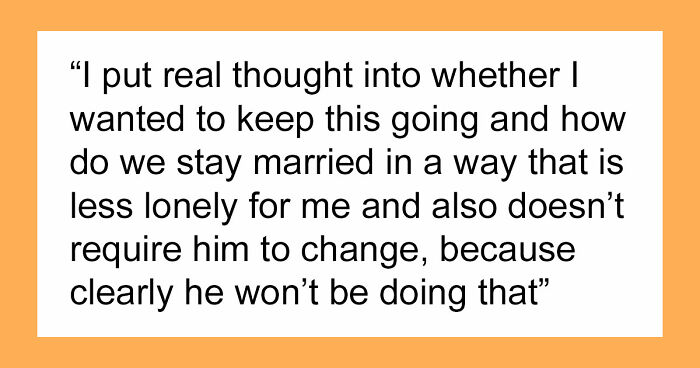 “Decided To ‘Decenter’ My Husband A Couple Of Years Ago And Here’s How It’s Going”