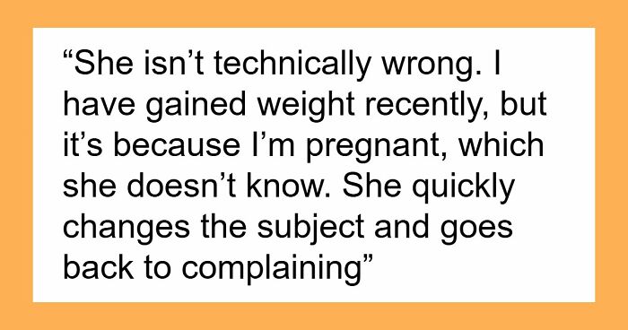 Aunt Uses Family Dinner To Insult Nephew’s Pregnant Wife, Says Her Weight Must Be Turning Him Off