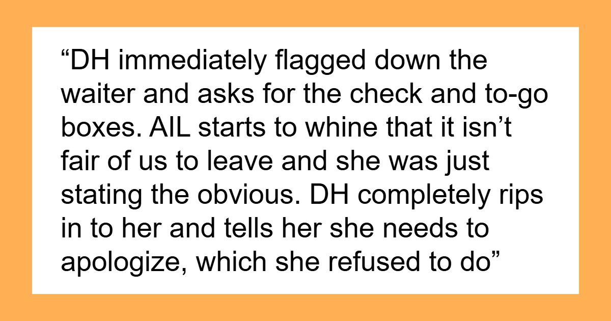 Woman Keeps Body Shaming Nephew’s Pregnant Wife At Dinner, He Demands An Apology And Walks Out