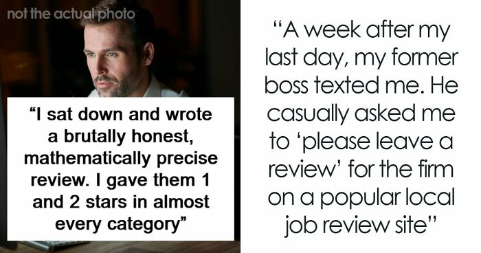 Man Writes Former Workplace An Honest Review, Finds Out What Panic It Caused