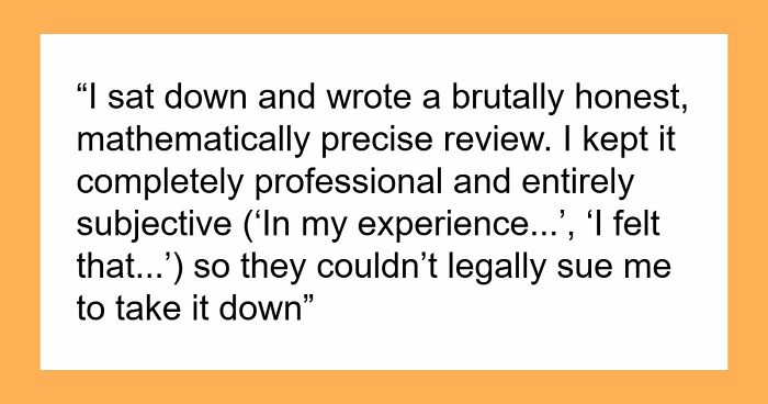 Man Writes Former Workplace An Honest Review, Finds Out What Panic It Caused
