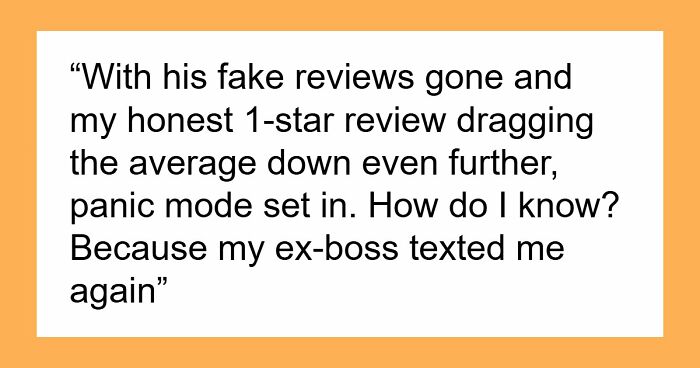 Man Writes Former Workplace An Honest Review, Finds Out What Panic It Caused