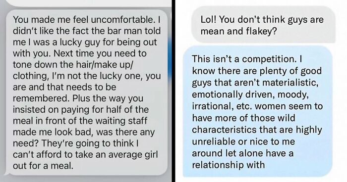 29 Toxic Men That Made Women They Were Messaging Uncomfortable And Disappointed