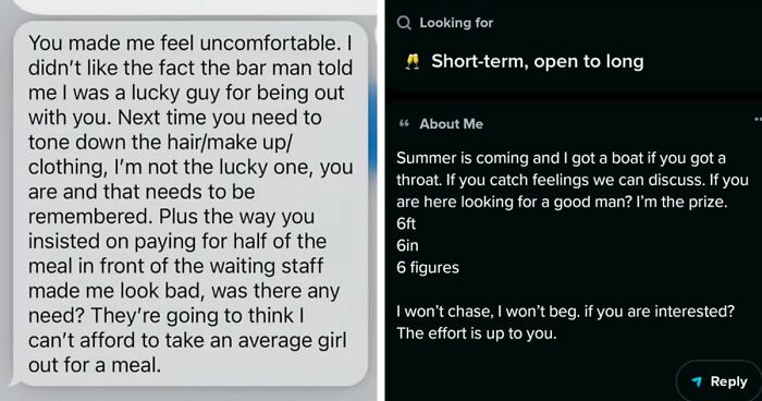 29 Toxic Men That Made Women They Were Messaging Uncomfortable And Disappointed
