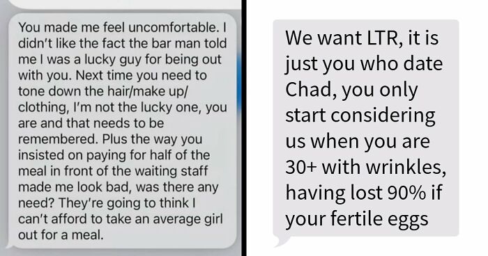 29 Toxic Men That Made Women They Were Messaging Uncomfortable And Disappointed