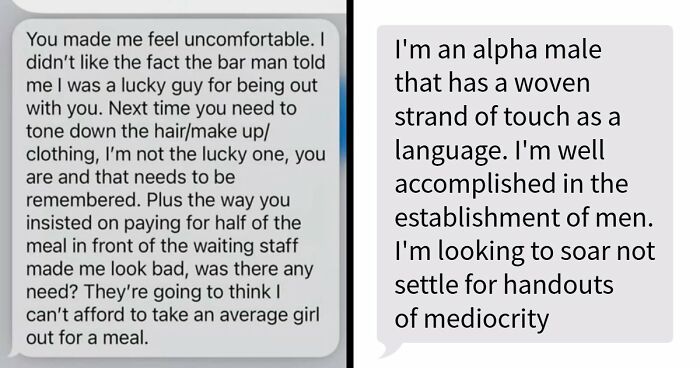 29 Toxic Men That Made Women They Were Messaging Uncomfortable And Disappointed