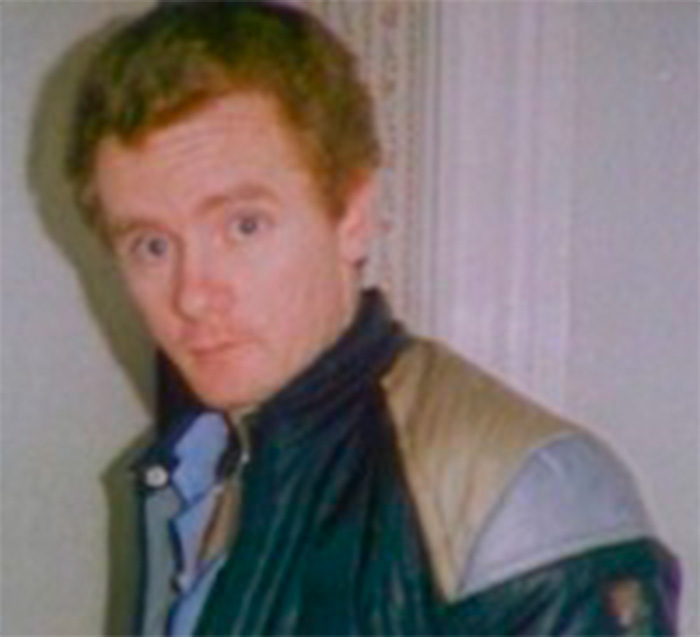 A man with ginger hair and a jacket, representing the fear women near Britain's railway stations experienced.