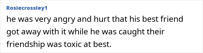A comment describing a toxic friendship, contributing to the fear near Britain's railway stations.