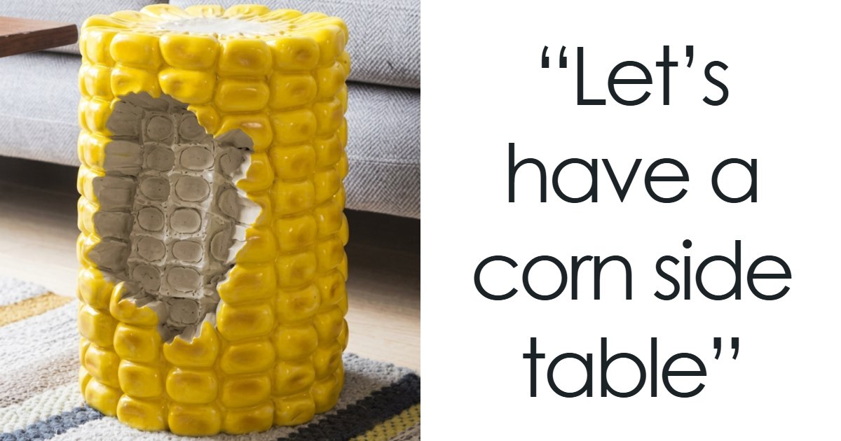 “Concrete Slab Coffee Table”: 52 Hilariously Ugly Pieces Of Furniture That You Should Be Glad Are Not Yours | Bored Panda