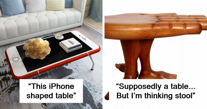 52 Times Furniture Designers Went Crazy And Created The Most Bizarre Things