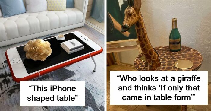 52 Times Furniture Designers Went Crazy And Created The Most Bizarre Things
