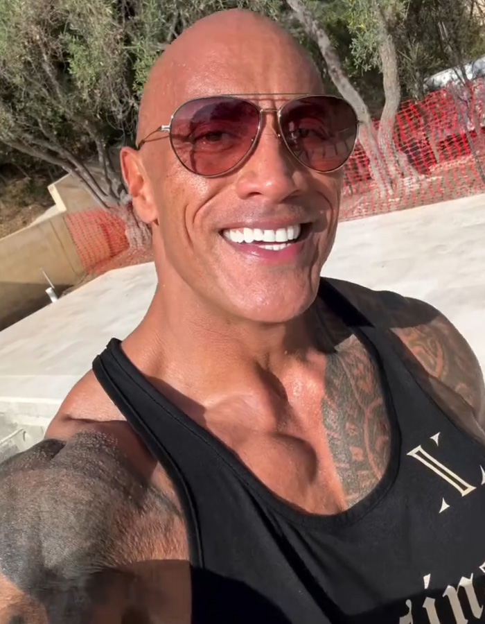 Dwayne The Rock Johnson smiling, representing male health and being aware of 'red flag' conditions. Dwayne The Rock Johnson smiling, representing male health and being aware of 'red flag' conditions.