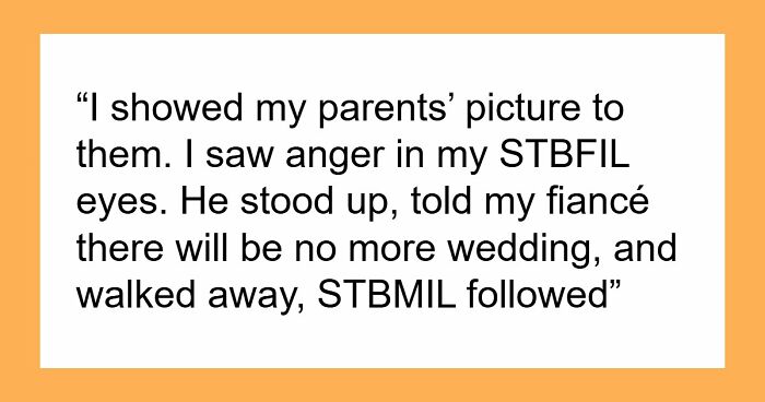 Man Shows A Photo Of His Parents To His Future In-Laws And His Wedding Almost Gets Canceled