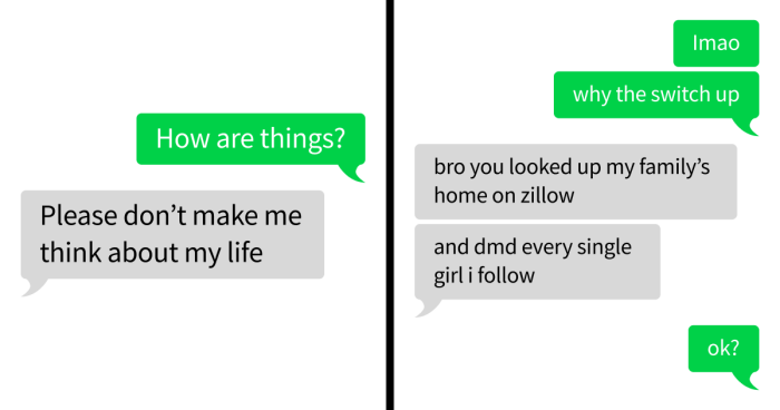 53 Bizarre Text Conversations That Prove You Never Know What’s Going On In People’s Phones