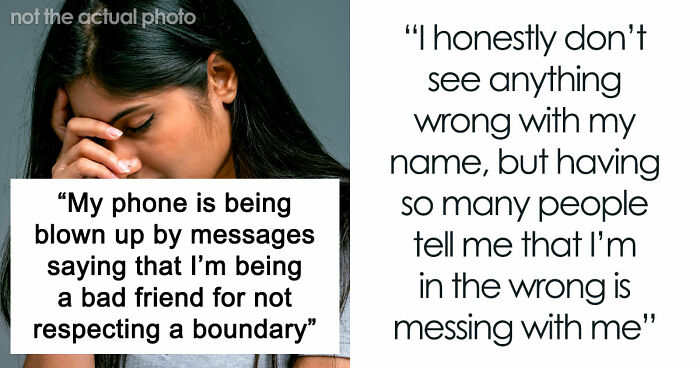 Friends Stage An Intervention For Woman With A Weird Name, Make Ludicrous Demands