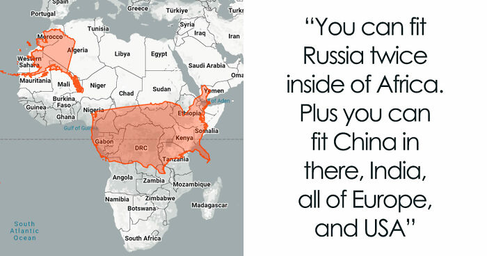 Woman Shows The Actual Scale Of The Continents, And It’s Crazier Than You Think