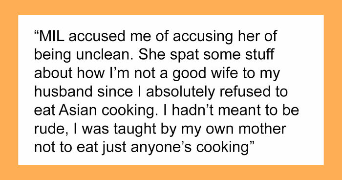 Woman Refuses To Eat At MIL’s Home: “I Don’t Just Eat Anyone’s Cooking”