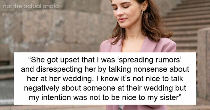 Bride Keeps Bridesmaid’s BF Off The Wedding Guest List, Accuses Sister Of Spreading Rumors Later