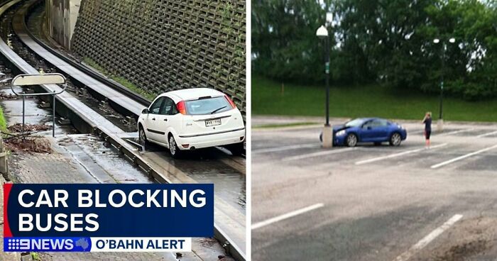 92 Pictures Of People Who Probably Shouldn’t Have A License: “Can’t Park There Mate”
