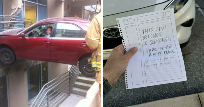 92 Pictures Of People Who Probably Shouldn’t Have A License: “Can’t Park There Mate”