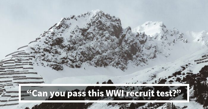 “Think You’d Pass A WWI Recruit Test?”: See How Far You Can Go With 20 Questions