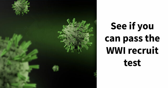 “Think You’d Pass A WWI Recruit Test?”: See How Far You Can Go With 20 Questions
