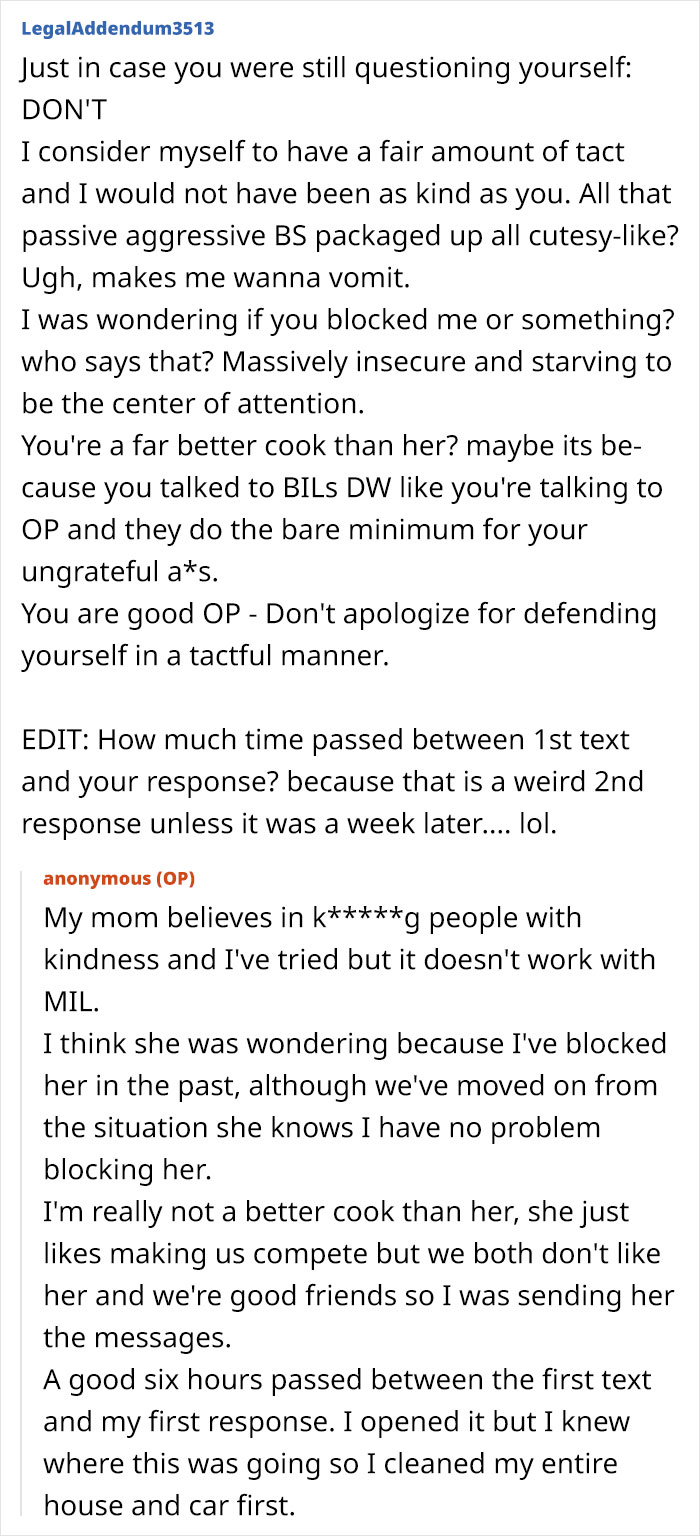 Frustrated Woman Finally Matches Her MIL's Energy, Now The Whole Family Wants An Apology Frustrated Woman Finally Matches Her MIL's Energy, Now The Whole Family Wants An Apology