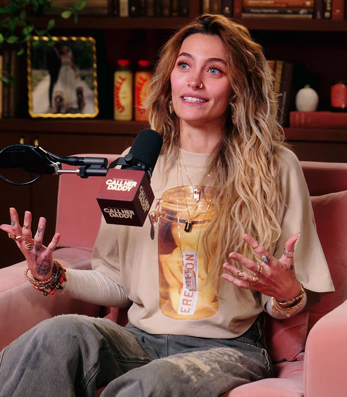 Paris Jackson on Call Her Daddy podcast, discussing life behind closed doors with Michael Jackson. Paris Jackson on Call Her Daddy podcast, discussing life behind closed doors with Michael Jackson.