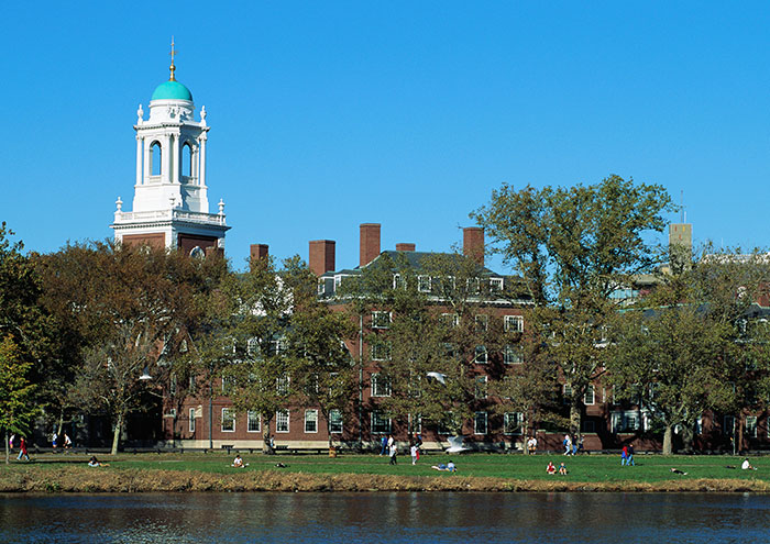Harvard University campus view with the iconic dome building and river, where families donated bodies for science. Harvard University campus view with the iconic dome building and river, where families donated bodies for science.