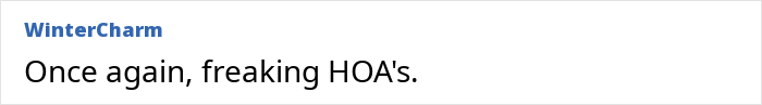 A comment about HOA issues, part of uncovering an HOA secret scheme.