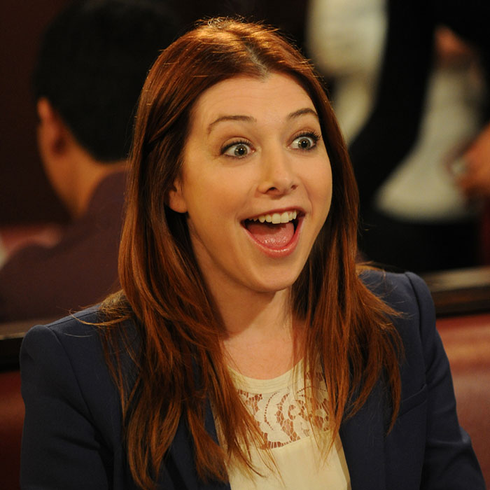 HIMYM cast member Alyson Hannigan with a surprised expression, discussing the cast's bond. HIMYM cast member Alyson Hannigan with a surprised expression, discussing the cast's bond.