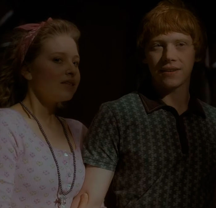 Harry Potter star and Rupert Grint in a scene. Harry Potter star and Rupert Grint in a scene.