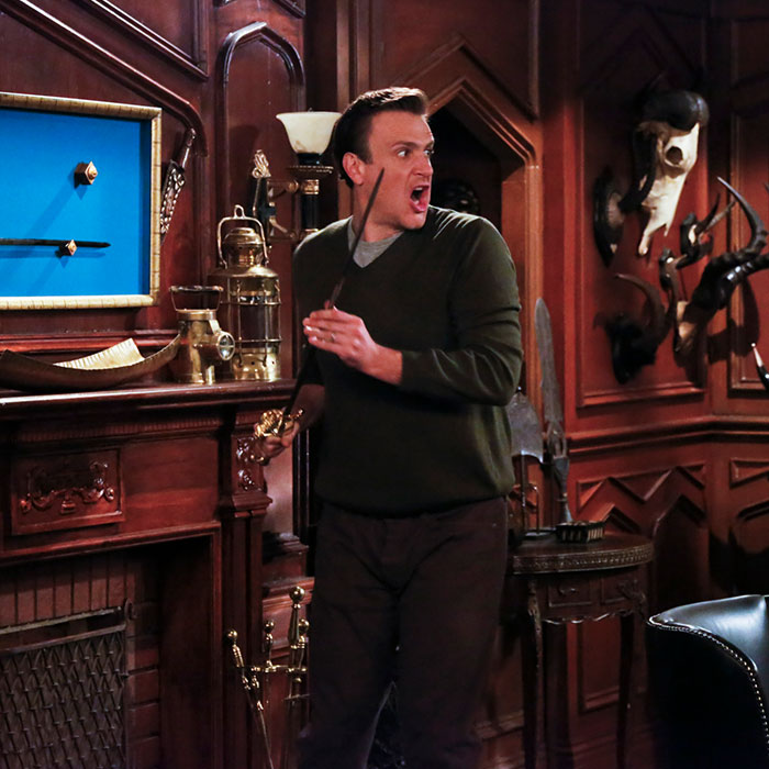 HIMYM cast member Jason Segel with a shocked expression, talking about the cast's bond. HIMYM cast member Jason Segel with a shocked expression, talking about the cast's bond.
