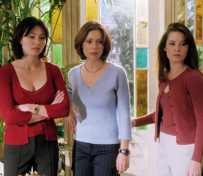 Three Charmed alums looking intently, confirming their acting roles in the series. Three Charmed alums looking intently, confirming their acting roles in the series.