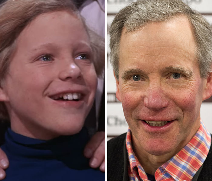 A split image shows Peter Ostrum as a child actor and a more recent photo, highlighting actors who vanished from Hollywood.