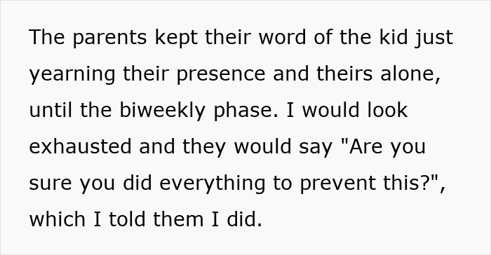 Parents gaslight babysitter, questioning her efforts to prevent crying baby, showing the gaslighting problem. Parents gaslight babysitter, questioning her efforts to prevent crying baby, showing the gaslighting problem.