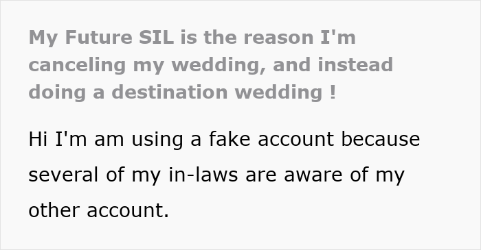 Screenshot of a text about a SIL bullying a deaf cousin and the wedding cancellation. Screenshot of a text about a SIL bullying a deaf cousin and the wedding cancellation.