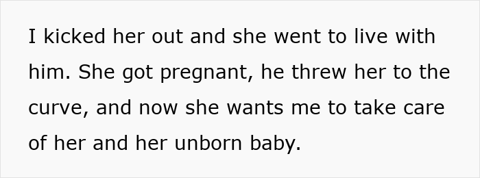 Woman recalls her half-sister taunting her about infertility, then offering her baby to her.