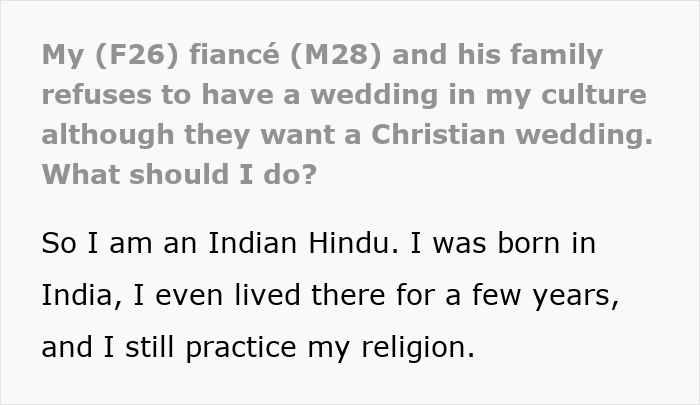 Woman Starts Planning Her Wedding, Finds Out What Her Fianc&eacute; Really Thinks About Her Culture And Religion