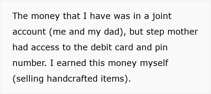 Teen Sells Handmade Crafts To Save Money, And Her Stepmom Threatens To Take It All As Punishment Teen Sells Handmade Crafts To Save Money, And Her Stepmom Threatens To Take It All As Punishment