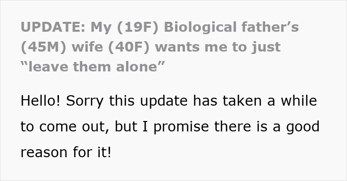 Adopted Woman Seeks Medical History From Biological Father, But His Furious Wife Blocks Her Attempts Adopted Woman Seeks Medical History From Biological Father, But His Furious Wife Blocks Her Attempts