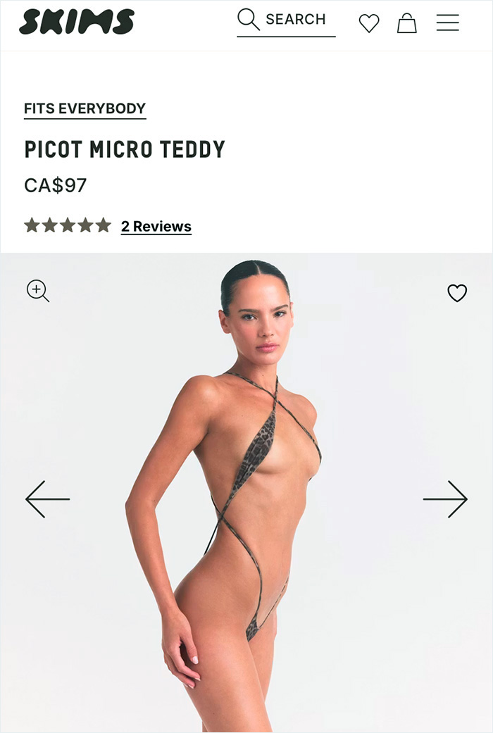 Influencer Challenges "Fits Everybody" Claim From Kim Kardashian's Skims With Hysterical Thong Try-On Influencer Challenges "Fits Everybody" Claim From Kim Kardashian's Skims With Hysterical Thong Try-On