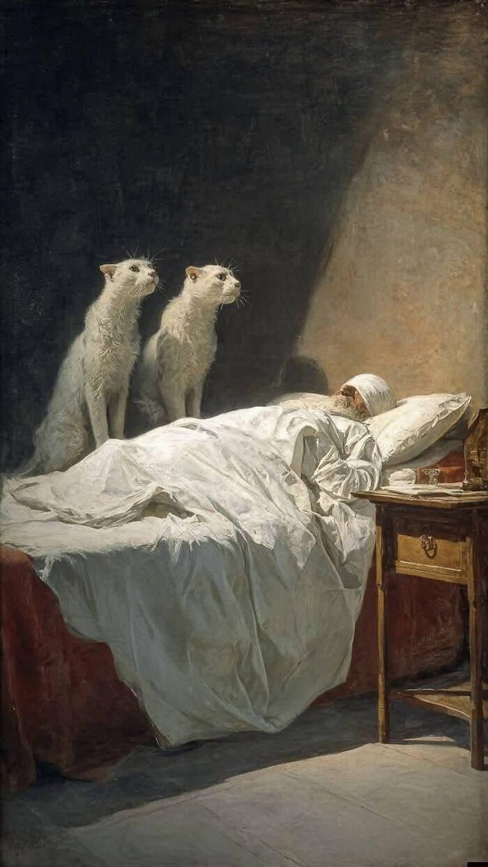40 Heartwarming Pieces Of Art That Prove Cats Have Always Been Muses For Great Artists