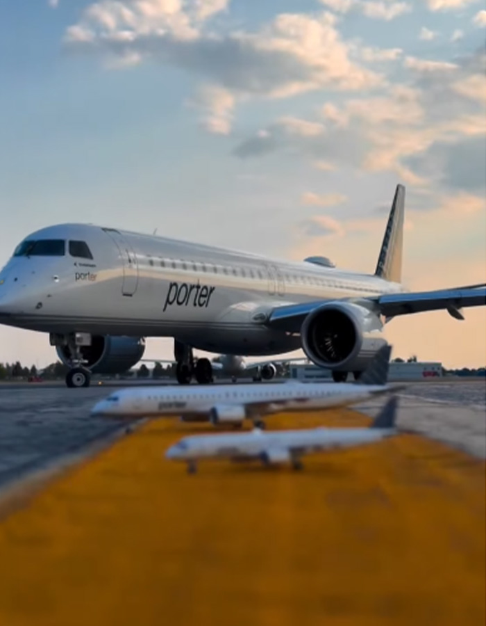 Porter Airlines flight on the tarmac, experiencing a flight canceled due to an unruly toddler incident. Porter Airlines flight on the tarmac, experiencing a flight canceled due to an unruly toddler incident.