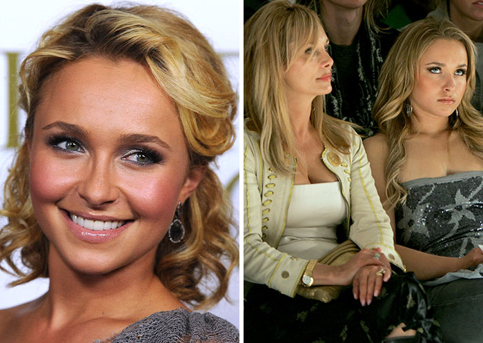 Hollywood stars Hayden Panettiere, left, and her mother, right. Both passed away suddenly after exposing inappropriate behavior.