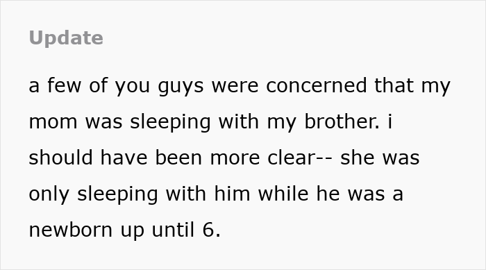 A screenshot of a text providing an update about a paranoid mom and a father-daughter bond. A screenshot of a text providing an update about a paranoid mom and a father-daughter bond.